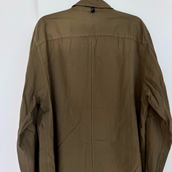 Rag & Bone Men’s Fit 2 Long Sleeve Button Down Collared Shirt in Tan Olive Beige - Picture 12 of 16